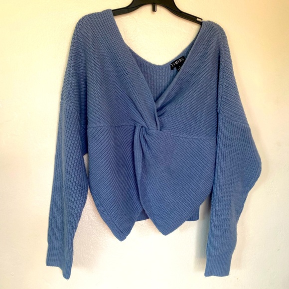 Crop knit sweater - Picture 1 of 5
